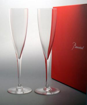 バカラ名入れ【BACCARAT】バカラ グラス ドンペリニョン シャンパンフルートペア1845-244